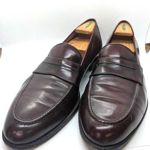 Salvatore Ferragamo Mens Brown Leather Loafers 13B